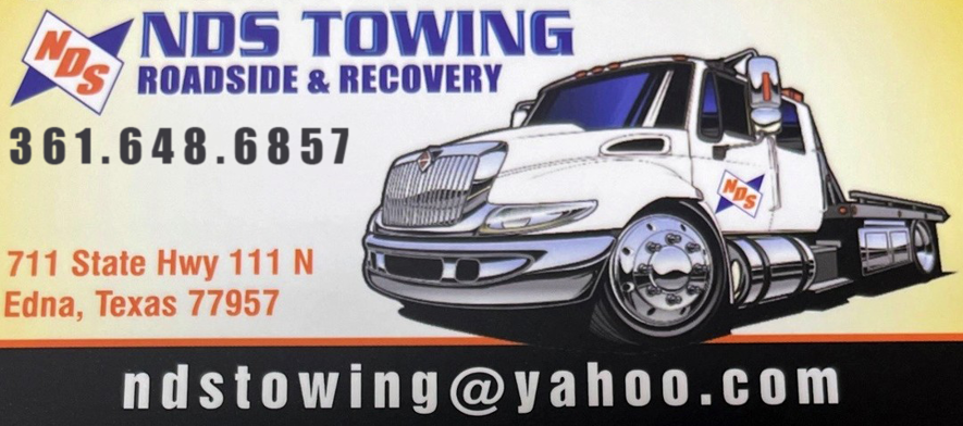 NDS Towing Contact Info in Edna, TX